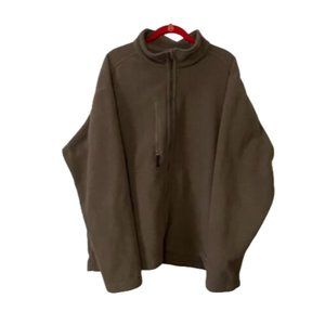 Patagonia Synchilla Fleece Jackets Men Size XXL Brown 100% Polyester Long Sleeve